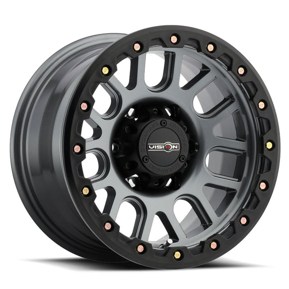 18x9 Vision 111 Nemesis Gunmetal Wheel 5x150 ET18 CB110.2