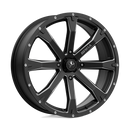 20X7 MSA OFFROAD WHEELS M42 BOUNTY Satin Black Milled 4X156 ET10 wheel/rim-1