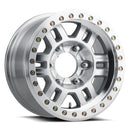 17x8.5 Vision 398 Manx Beadlock Machined No Clear Coat 6x139.7 ET0 CB108-1