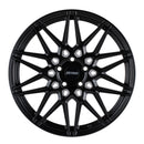 17x8 Petrol P3C Gloss Black With Machined Face 5x108 ET40 CB72.1 Wheel Rim-3