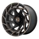 20X9 XD XD860 ONSLAUGHT Satin Black With Bronze Tint 5X127 ET0 wheel/rim-3