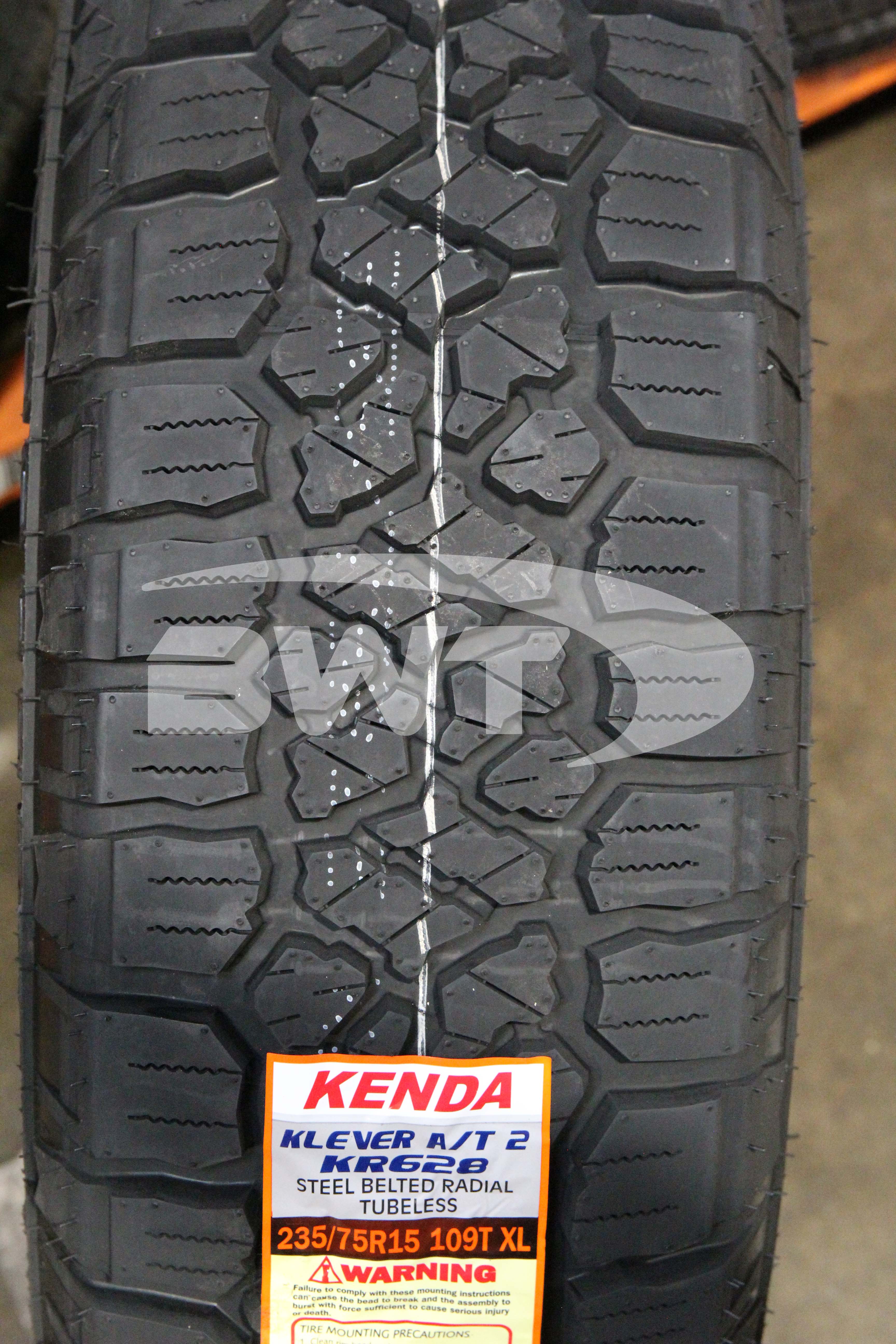 Kenda Klever A/T 2 Tire(s) 235/75R15 108T XL RBL 2357515 - 0