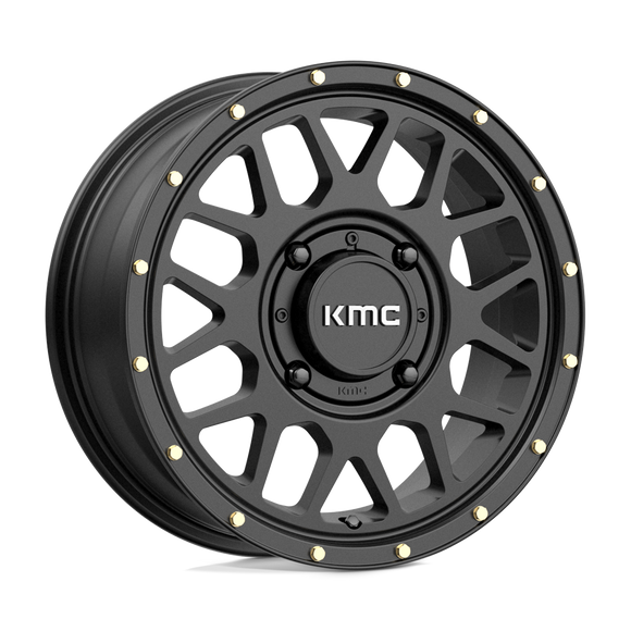 15X6 KMC ATV KS135 Grenade Satin Black 4X137 ET38 wheel/rim