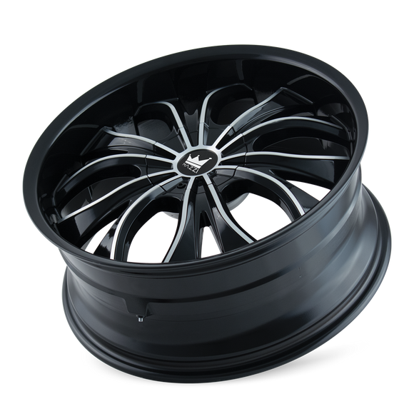 22X9.5 Mazzi Hustler Black-Gloss Wheel/Rim 5x127 342-22952B