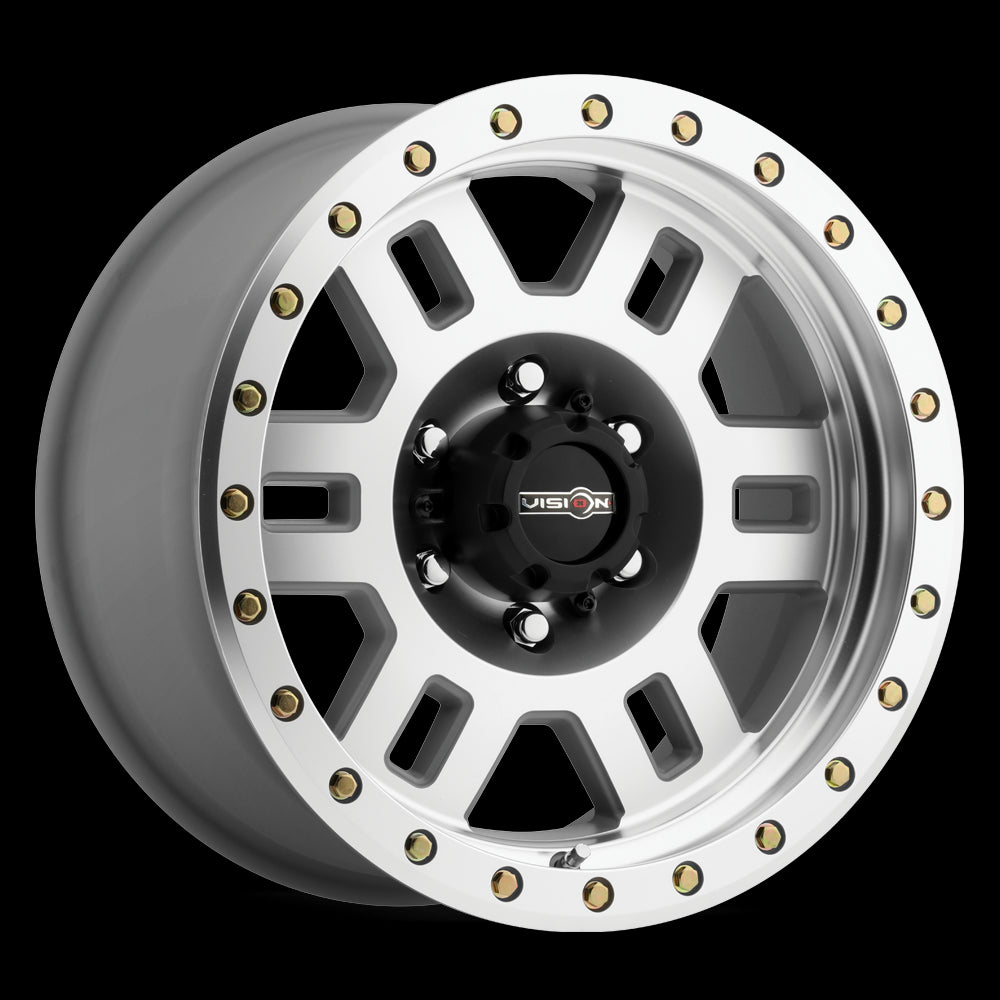 17x8.5 Vision 398 Manx Machined 6x139.7 6x5.5 ET0 Wheel Rim