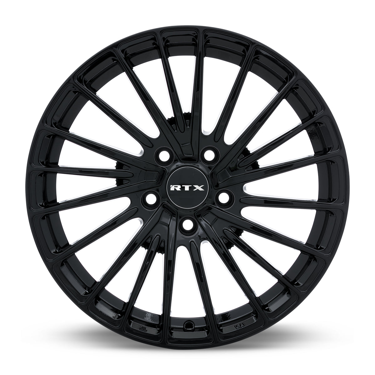 17x7.5 RTX Polar Gloss Black 5x114.3 ET40 wheel/rim