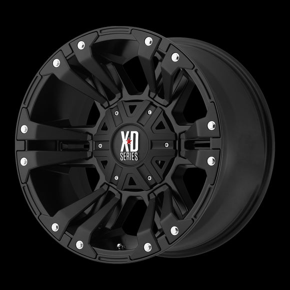 20X9 KMC XD Monster 2 Matte Black Black Accents Wheel/Rim 6x135 20-9 ET0