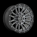 22X10 Fuel D680 Rebel Matte Gun Metal Black Bead Ring 8X180 ET-18 wheel/rim-1