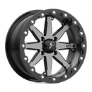 15X7 MSA OFFROAD Lok Gun Metal Wheel/Rim 4X156 ET0 4-156 15-7 M21-05756-1