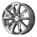 22X9 OE Performance PR168 SLV W/ CHR ACC 6X139.7 ET24 wheel/rim-2