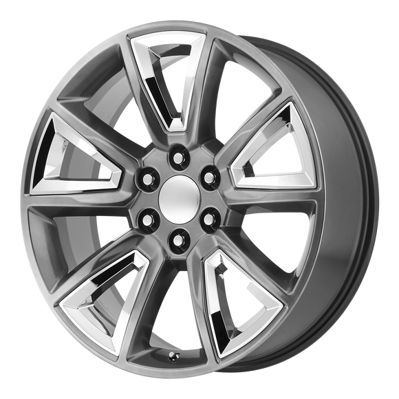 22X9 OE Performance PR168 SLV W/ CHR ACC 6X139.7 ET24 wheel/rim