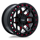 20x9 RTX Zion Black Milled Red 6x139.7 ET0 wheel/rim-1
