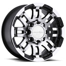 20x9 Vision 375 Warrior Gloss Black Machined Face Wheel 8x165.1 ET0 CB125.2-2