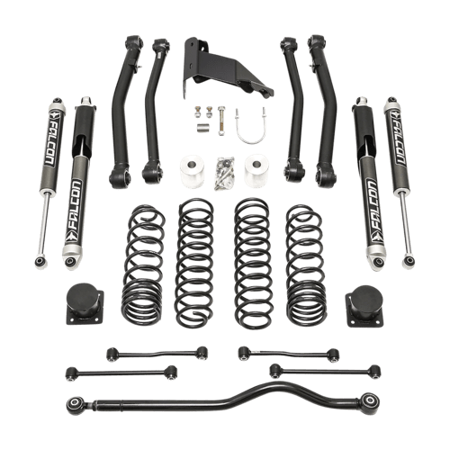 ReadyLift  69-6042 20-22 Jeep JT Gladiator Terrain Flex 4-Arm Kit Falcon Shocks