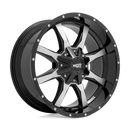 18X9 Moto Metal MO970 Gloss Black Machined Face 5X114.3 ET18 wheel/rim-1