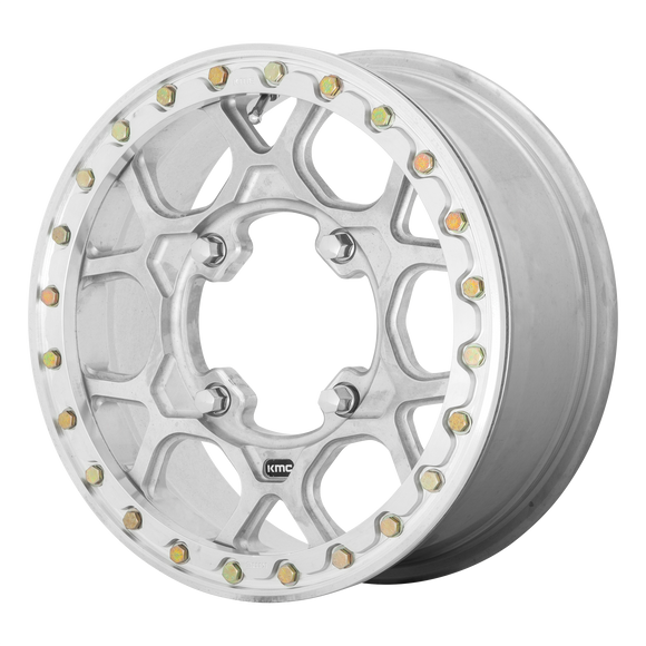 15X6 KMC ATV KS433 MESA Beadlock FORGED RAW-MACH-FRG 4X156 ET38 wheel/rim