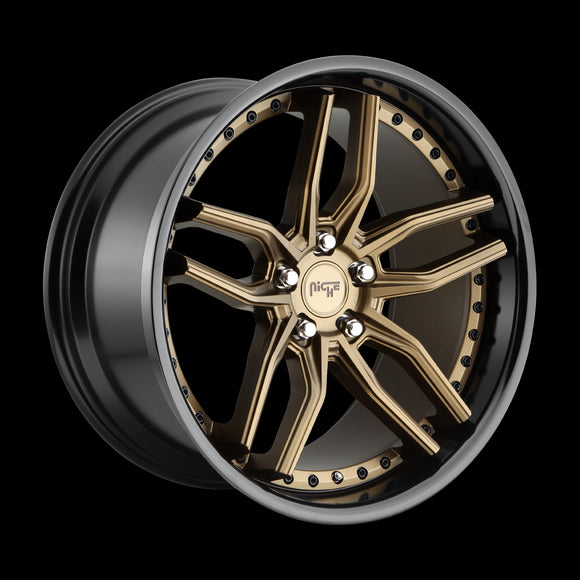 9x20 Niche Wheels M195 Methos Matte Bronze Black Bead Ring 5x120 ET35 CB72.56