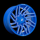 22X10 Fuel D774 Typhoon Anodized Blue Milled 8X165.1 ET-18 wheel/rim-1