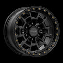 17X8.5 KMC KM718 SUMMIT Satin Black 6X139.7 ET0 wheel/rim-1