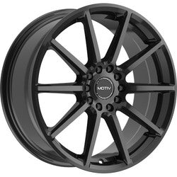 16X7.5 Motiv 431B Elicit Gloss Black 5x100/114.3 ET40 wheel/rim
