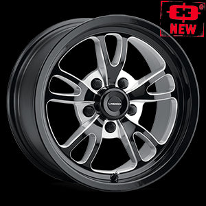 17x7 Vision 149 Patriot Black Milled Spoke 5x114.3 5x4.5 ET0 Wheel Rim