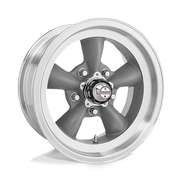 15x8.5 American Racing Torq Thrust D Gray Wheel 5x114.3 15-8.5 5-114.3