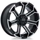18x9 RTX Peak Gloss Black Machined 6x135/139.7 ET0 wheel/rim-4
