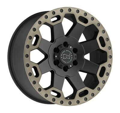 18X8 Black Rhino Warlord M-BLK-MCH-DDTLP 6X130 ET52 wheel/rim