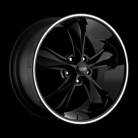 18X8 Foose F104 LEGEND Gloss Black Milled 5X120.65 ET1 wheel/rim