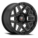 18x9 Mamba M23 Gloss Black W/ Machined Ball Cut 5x127 5x5 ET-12 Wheel Rim-1