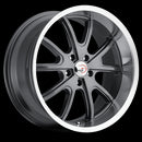 18x8.5 Vision 143 Torque Gunmetal Machined 5x114.3 5x4.5 ET-6 Wheel Rim-1