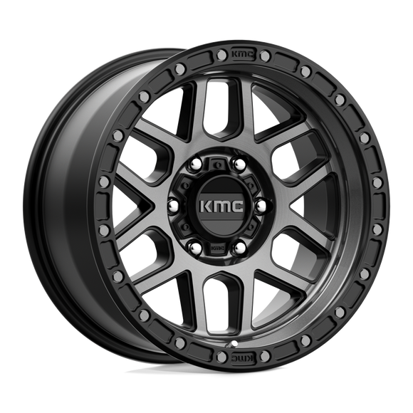 17X9 KMC KM544 MESA Satin Black With Gray Tint 6X139.7 ET-12 wheel/rim