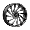 20X7 MSA OFFROAD WHEELS M46 BLADE Gloss Black Milled 4X156 ET0 wheel/rim-2