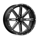 18X7 MSA Offroad Boxer Gloss Black Milled 4x137 M41-018737-1