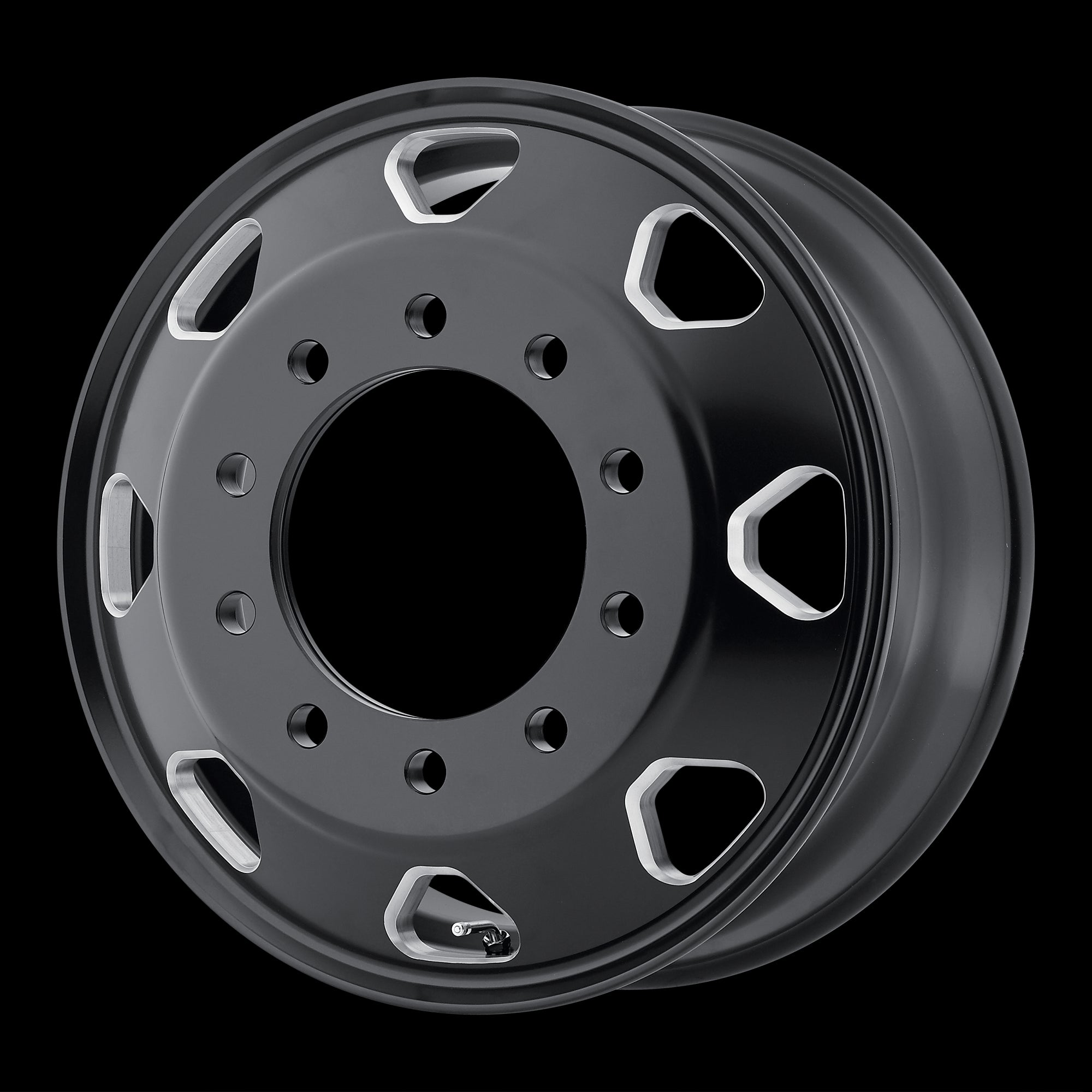 24.5X8.25 American Racing ATX AO401 OCTANE S-BLK MILL 10X285.75 ET144 wheel