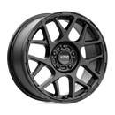 17X8 KMC KM708 Bully Satin Black 5X110 ET38 wheel/rim-2