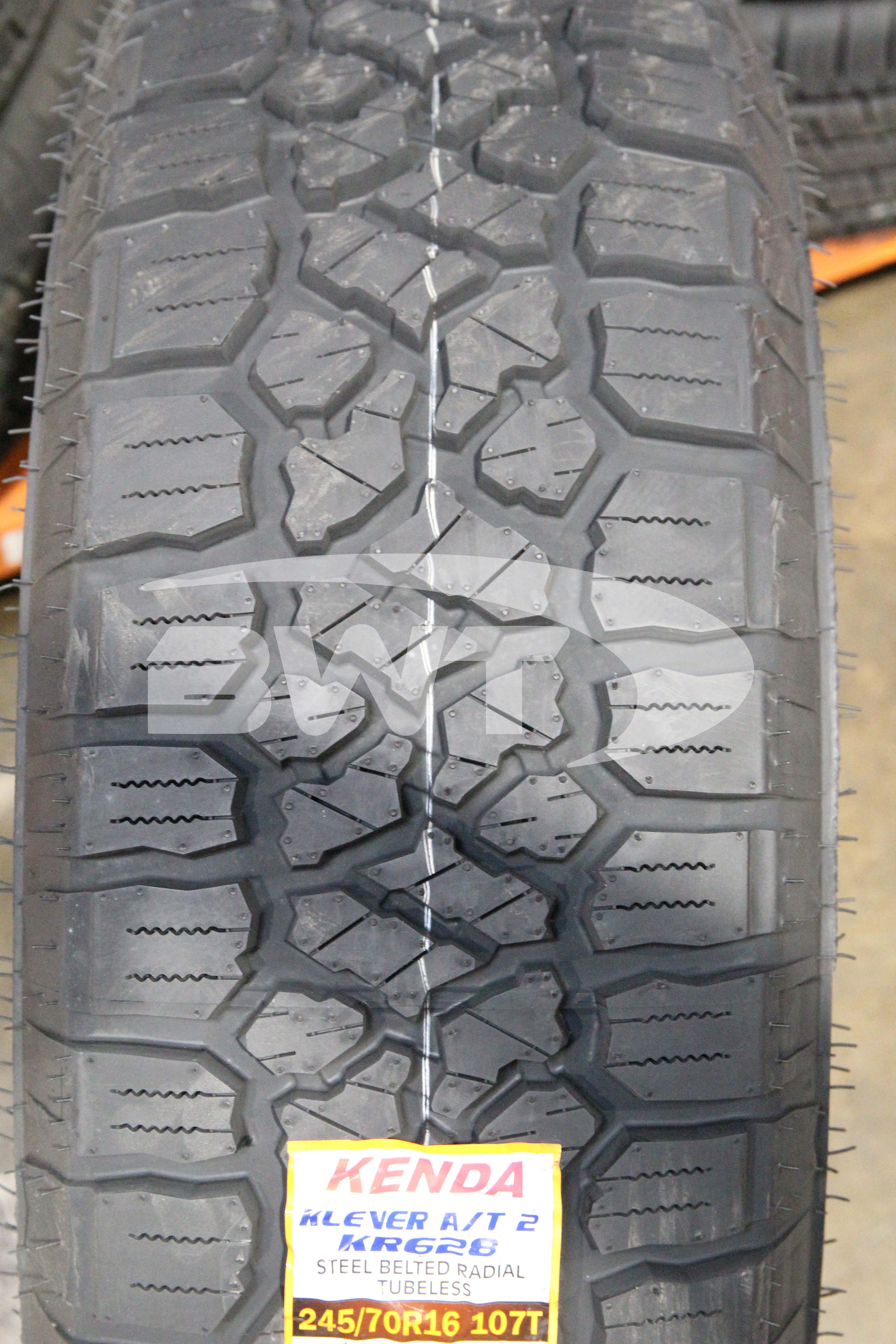 Kenda Klever A/T 2 Tire(s) 245/70R16 107T SL RBL 2457016 - 0