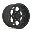 18X8.5 KMC KM541 DIRTY HARRY Textured Black 6X114.3 ET18 wheel/rim-1