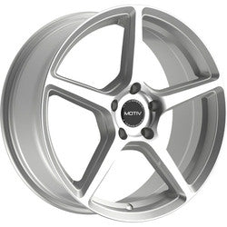 16X7.5 Motiv 433MS Blade Gloss Silver Machined Face 5x114.3 ET40 wheel/rim