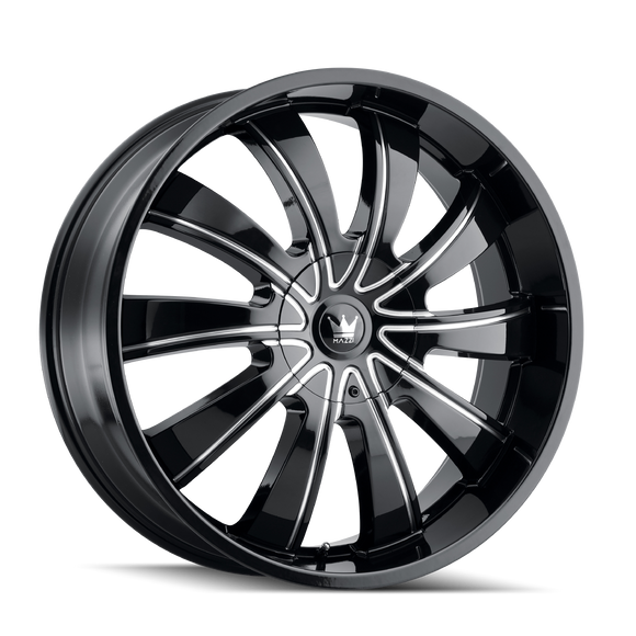 24X9.5 Mazzi Rolla Black-Milled Wheel/Rim 5x127 ET18 374-24952B