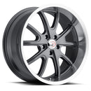 18x8.5 Vision 143 Torque Gunmetal Machined 5x114.3 5x4.5 ET-6 Wheel Rim-2