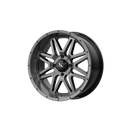 14X7 MSA OFFROAD Vibe Gray Wheel/Rim 4X137 ET0 4-137 14-7 M26-04737-3