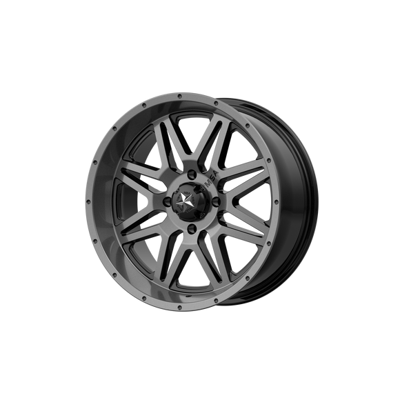 14X7 MSA OFFROAD Vibe Gray Wheel/Rim 4X137 ET0 4-137 14-7 M26-04737