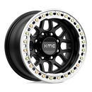 17X9 KMC KM235 Grenade CRAWL Beadlock Satin Black 8X165.1 ET-38 wheel/rim-2
