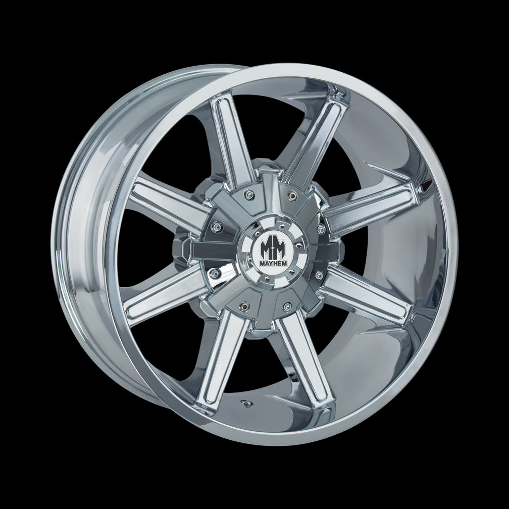 17x9 Mayhem Arsenal Chrome Wheel/Rim 5x127 5-127 17-9 ET-12