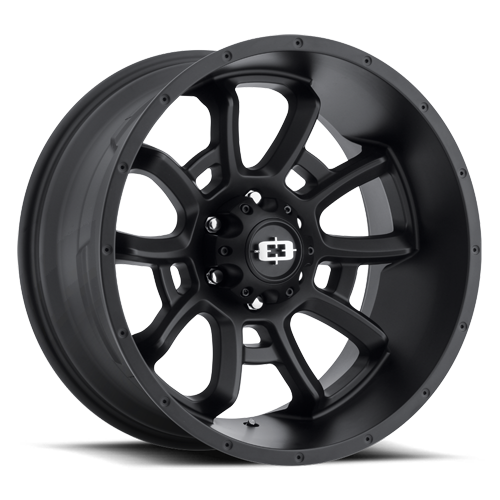 20x9 Vision 415 Bomb Satin Black Wheel 8x170 ET12 CB125.2