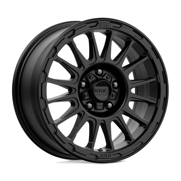 17X8.5 KMC KM542 Impact Satin Black 8X165.1 ET0 wheel/rim