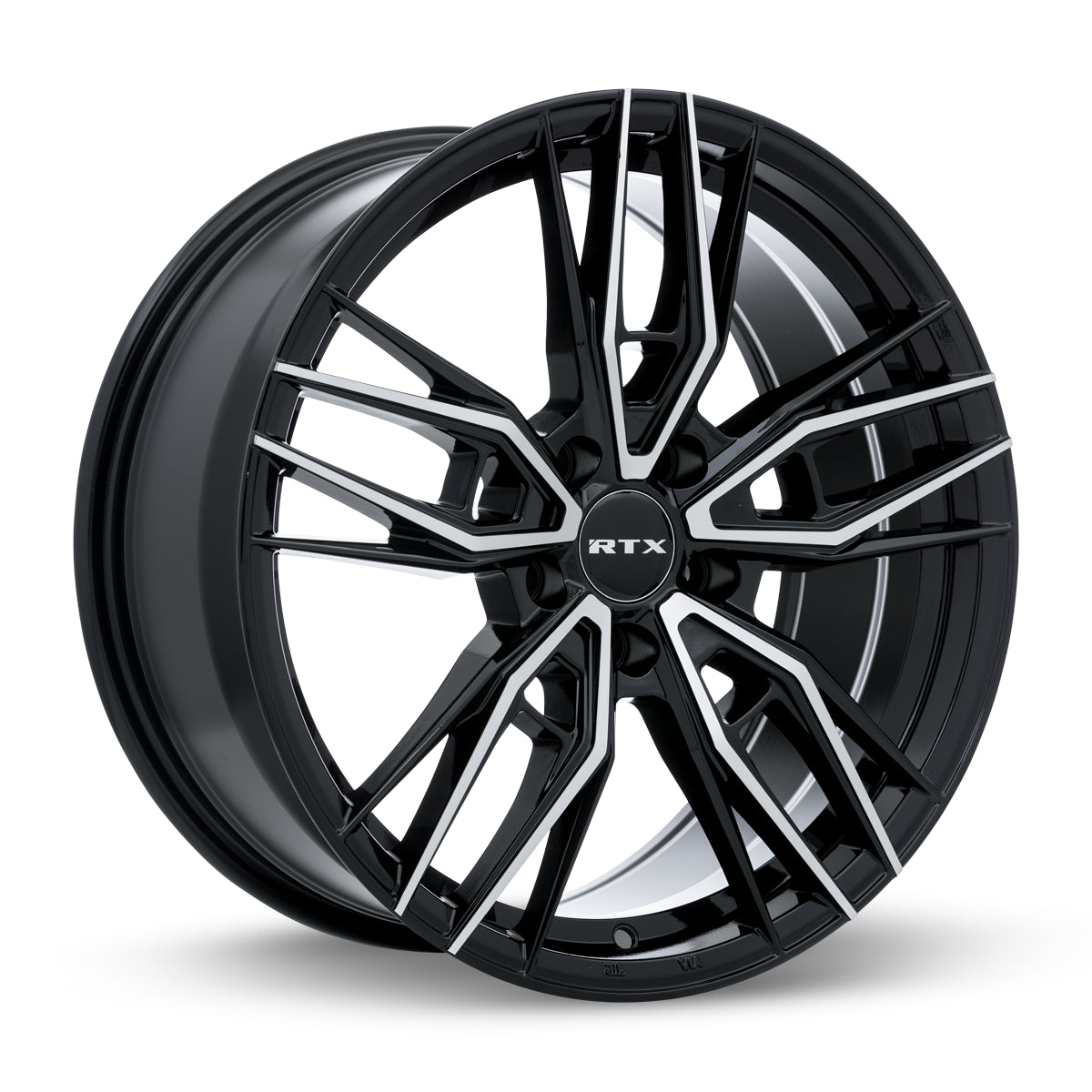 18x8 RTX Scepter Gloss Black Machined 5x114.3 ET40 wheel/rim