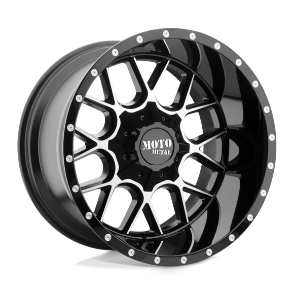 20X12 Moto Metal MO986 SIEGE G-BLK MACH 6X135/6X139.7 ET-44 wheel/rim