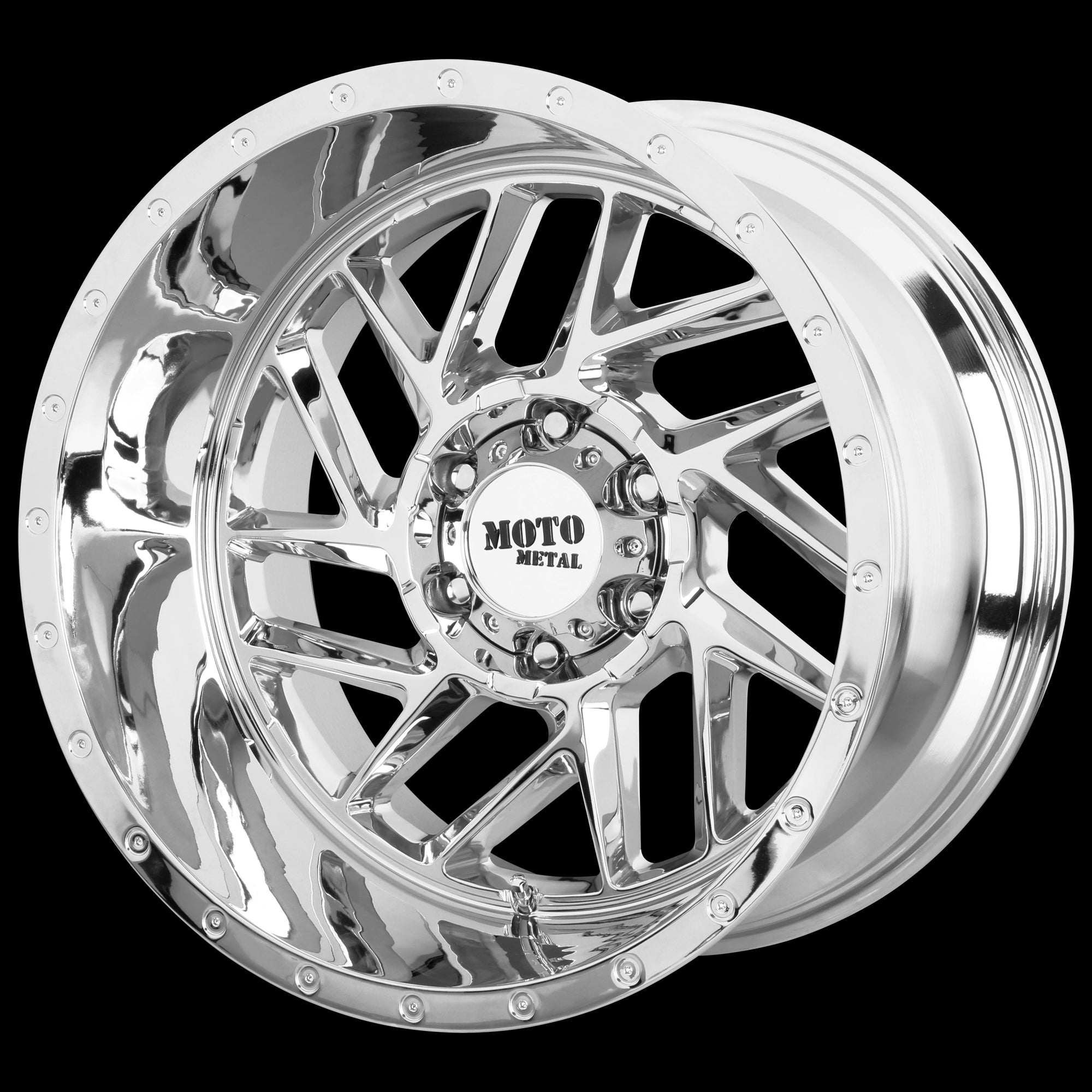 16X8 Moto Metal MO985 BREAKOUT Chrome 6X120 ET-6 wheel/rim